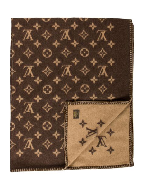 louis vuitton blanket throw|louis vuitton monogram blanket.